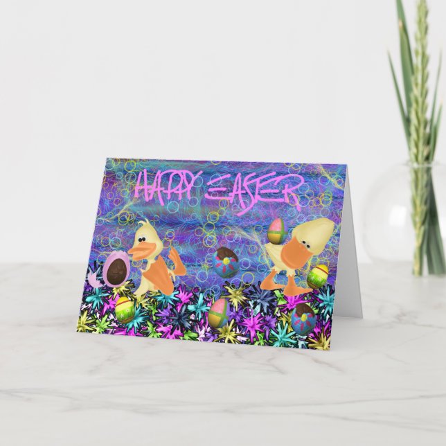 CARTÃO DE FESTIVIDADES FELZ PASCOA (Frente)