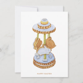 Cartão De Festividades Felz pascoa Cookie Carousel