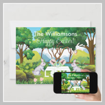 Felz pascoa de Diversão de Bunnies de Pickleball