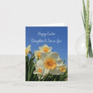 Cartão De Festividades Felz pascoa Filha e Marido