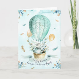 Cartão De Festividades Felz pascoa Floral Moderno Deseja Saudações Boho