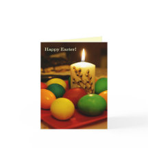 Felz pascoa (ovos e vela)