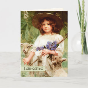 Cartão De Festividades Felz pascoa. Placa de Páscoa de arte fina