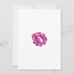 Cartão De Festividades Feminino, Magenta Pálido, Saúde Real