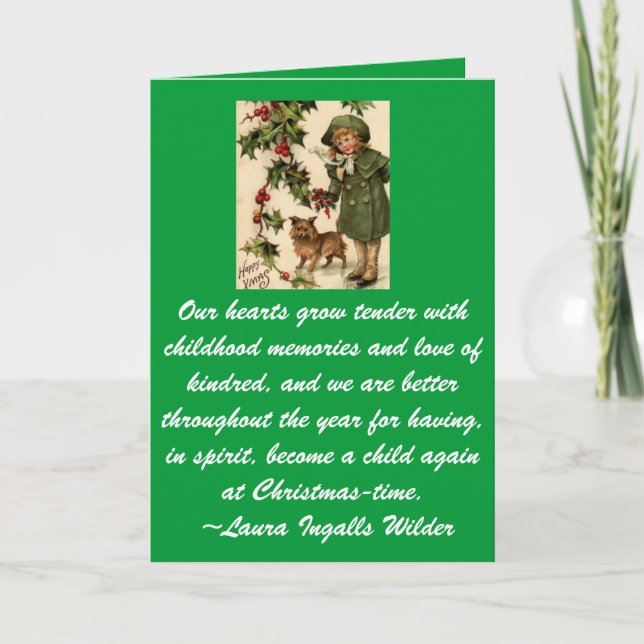 Cartão De Festividades Feriado (Frente)