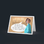 Cartão De Festividades Feriado #2<br><div class="desc">Nunca terá o respeito que merece se nem conseguirmos concordar como se soletra!</div>