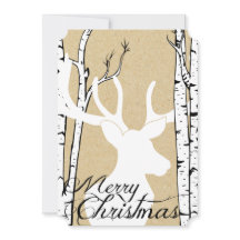 Feriado da floresta do vidoeiro dos cervos da