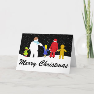 Cartão De Festividades Feriado da Gangue de Natal