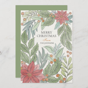 Cartão De Festividades Feriado de fotos com Feliz e Diversão Brilhante