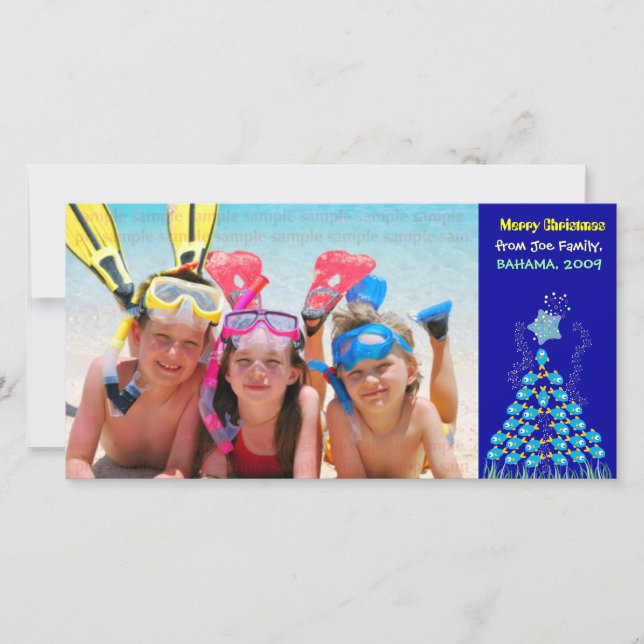 Cartão De Festividades Feriado de Natal (Frente)