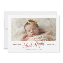 Feriado de Natal do Bebê da Noite Silenciosa