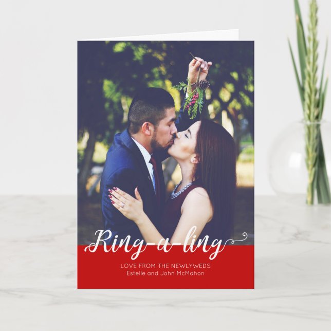 Cartão De Festividades Feriado de Natal em Nova Iorque (Frente)