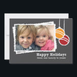 Cartão De Festividades Feriado de Natal em Quadro Chalkboard<br><div class="desc">O desenho do quadro faz deste um belo cartão de férias para enviar aos seus amigos e familiares.</div>