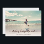 Cartão De Festividades Feriado de Natal em Sand Beach<br><div class="desc">, </div>