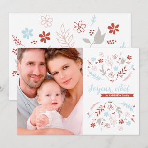 Cartão De Festividades Feriado de Natal Natural de Noël na Costa do Marfi