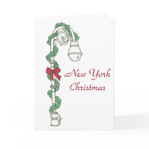 Feriado de Natal New York NYC Light Streetlight