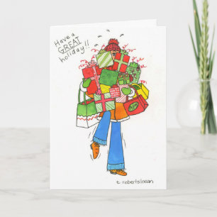 Cartão De Festividades Feriado do excelente