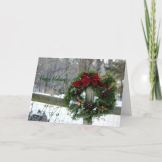 Cartão De Festividades Feriado feliz