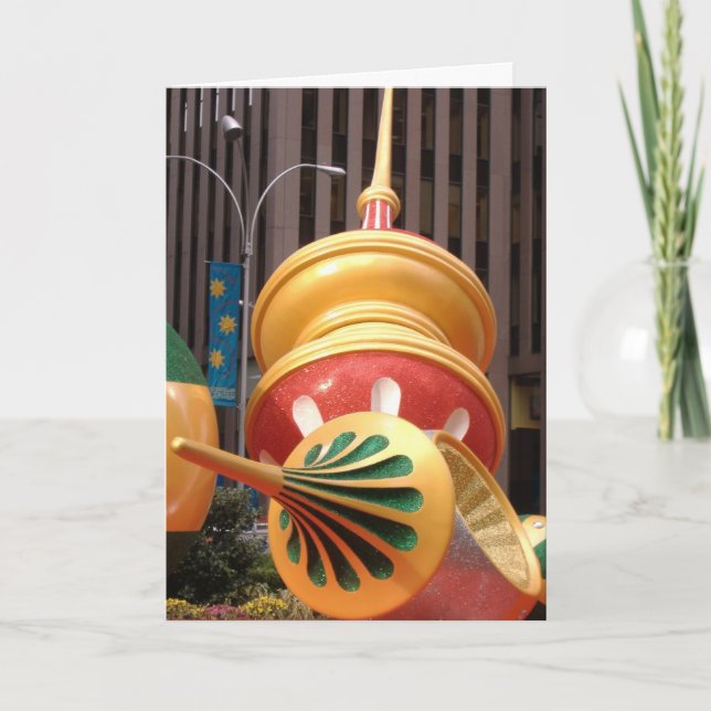 Cartão De Festividades Feriado grande 3 (Frente)