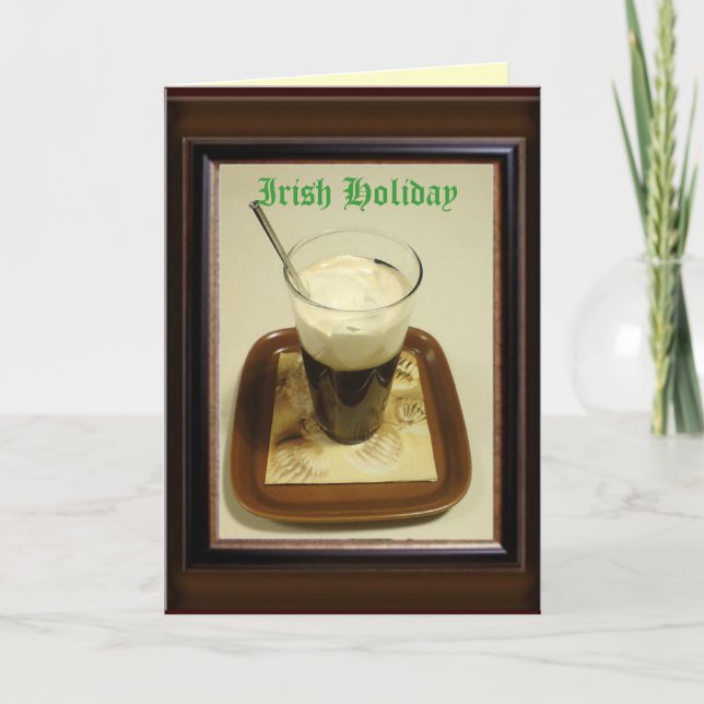 Cartão De Festividades Feriado irlandês (Frente)