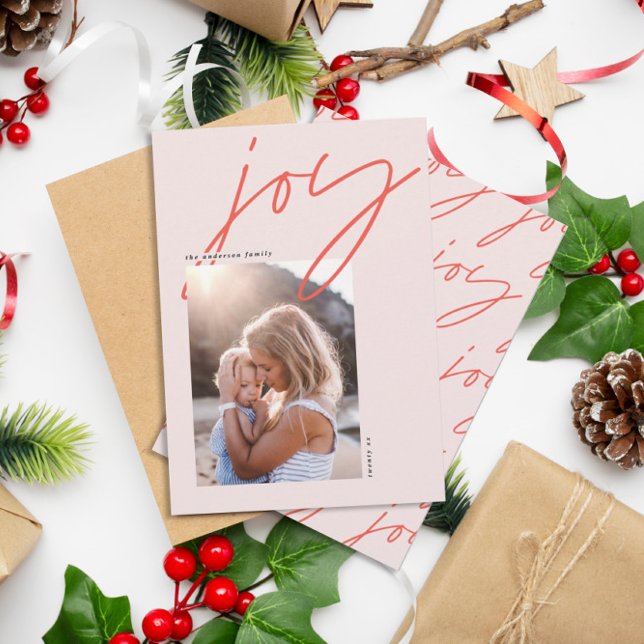 Cartão De Festividades feriado moderno e mínimo de caligrafia (Criador carregado)