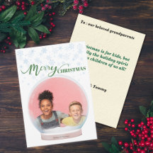 Feriado Personalizado do Globo de Neve de inverno