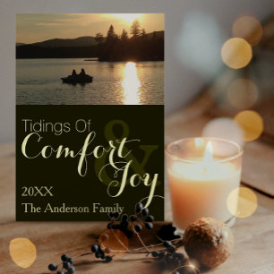 Cartão De Festividades Feriado russo simples ou foto de Natal