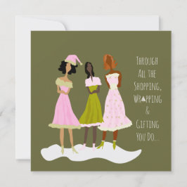 Cartão De Festividades Feriado Sassy