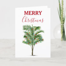 Feriado Tropical de Natal em Árvore de Palma
