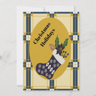 Cartão De Festividades Feriados de Natal