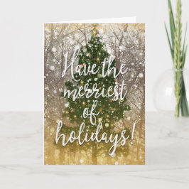 Cartão De Festividades Feriados do Feliz Natal