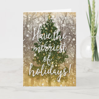 Cartão De Festividades Feriados do Feliz Natal