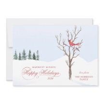 Feriados Felizes do Pássaro Vermelho