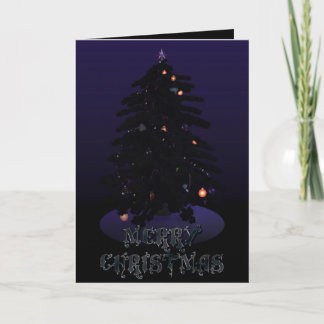 Cartão De Festividades Feriados góticos - Feliz Natal