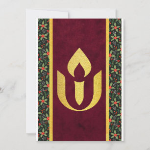 Cartão De Festividades Férias de inverno unitárias