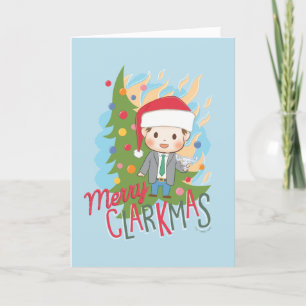 Cartão De Festividades Férias de Natal Feliz Clarkmas