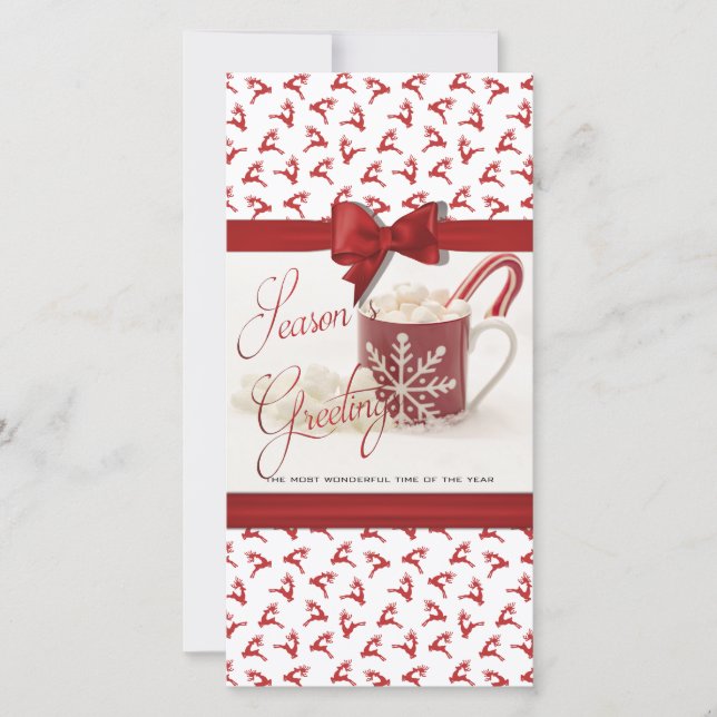 Cartão De Festividades Férias de Natal, Melhor Hora do Ano (Frente)