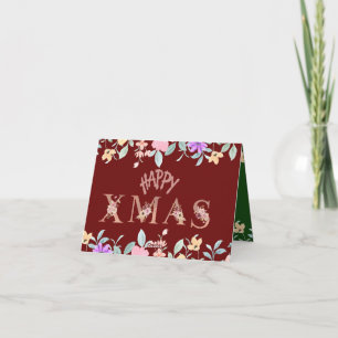 Cartão De Festividades Férias Feliz Natal