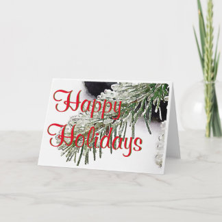 Cartão De Festividades Férias Felizes