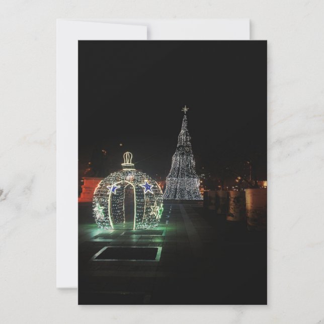 Cartão De Festividades Férias Felizes (Frente)