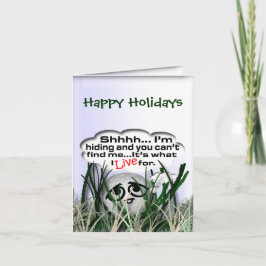 Cartão De Festividades Férias Felizes