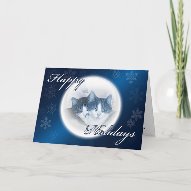 Cartão De Festividades Férias Felizes (Frente)