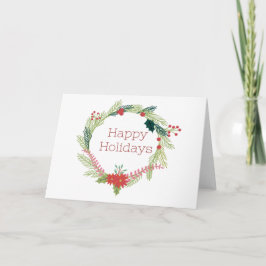 Cartão De Festividades Férias Felizes das Mortes de Natal