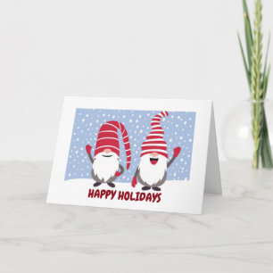 CARTÃO DE FESTIVIDADES **FÉRIAS FELIZES** DO MAIS FELIZ DOS GNOMAS