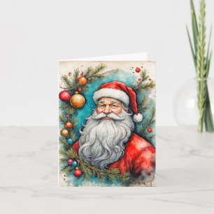 Cartão De Festividades Férias Felizes do Papai Noel