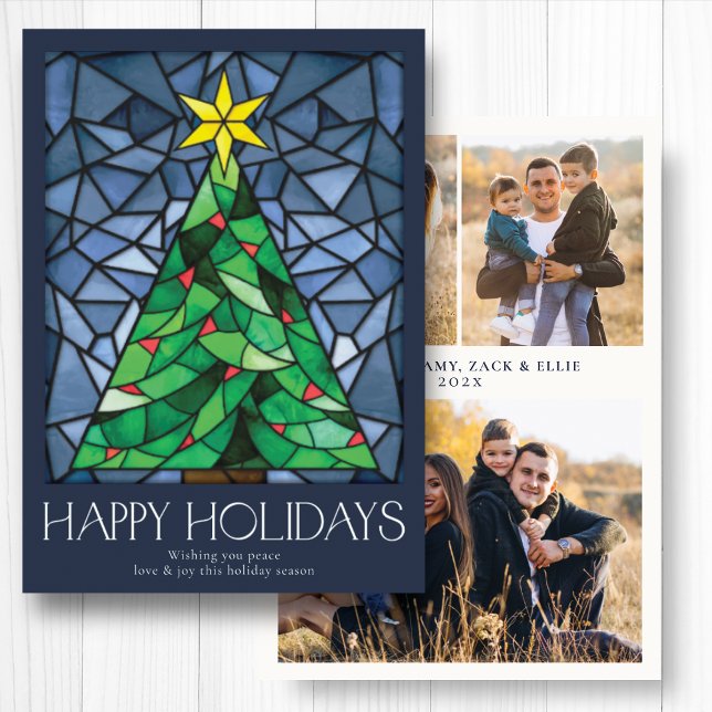 Cartão De Festividades Férias Felizes Foto Retro Marinha (Criador carregado)