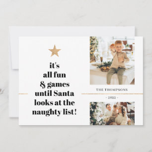 Cartão De Festividades Férias Felizes Minimalistas Divertidas Multi Foto