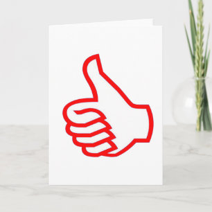 Cartão De Festividades Ferramentas INSPIRADORES do líder:  THUMBSUP