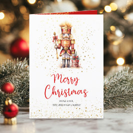 Cartão De Festividades Festa Botânica Tradicional do Quebra-Nozes