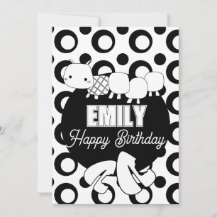 Cartão De Festividades Festa de aniversário de Coloração da Camada de Cor